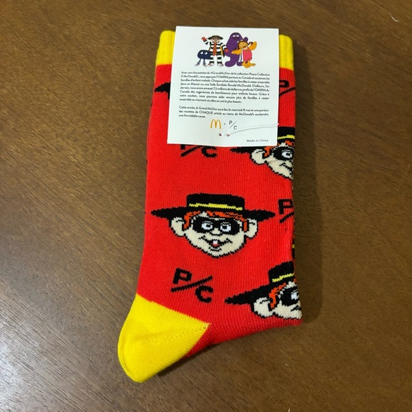 Peace Collective X McDonalds Happy Day Novelty Sock, Birdie, Fry Guy, Hamburlgar - Picture 5 of 5